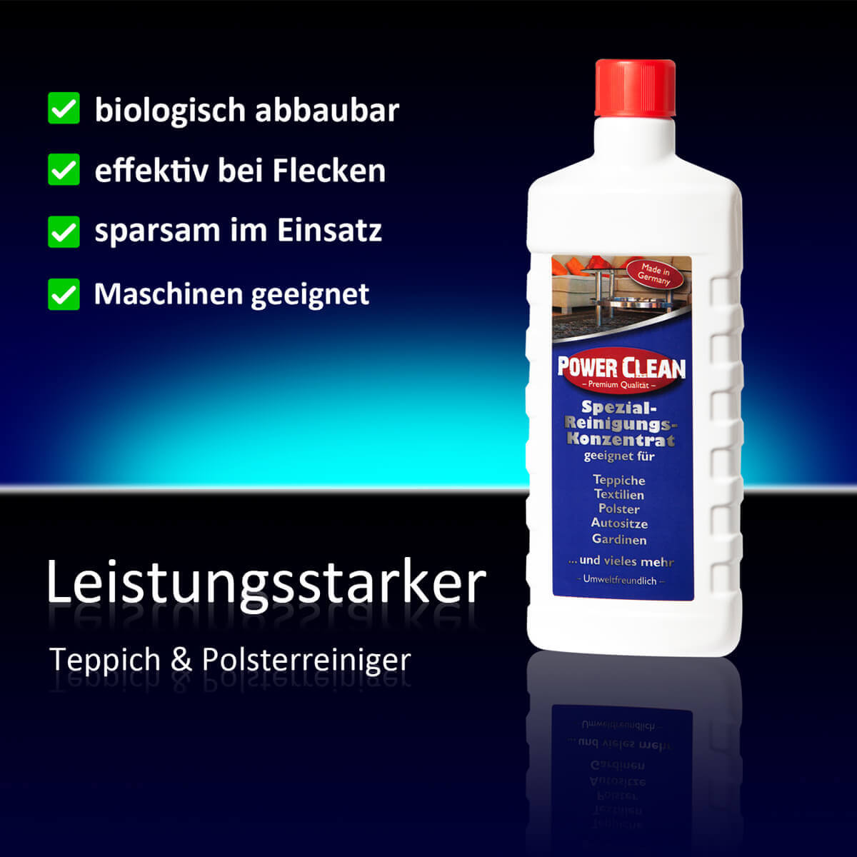 Teppichreiniger und Polsterreiniger Powerclean