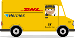 Versand Hermes und DHL
