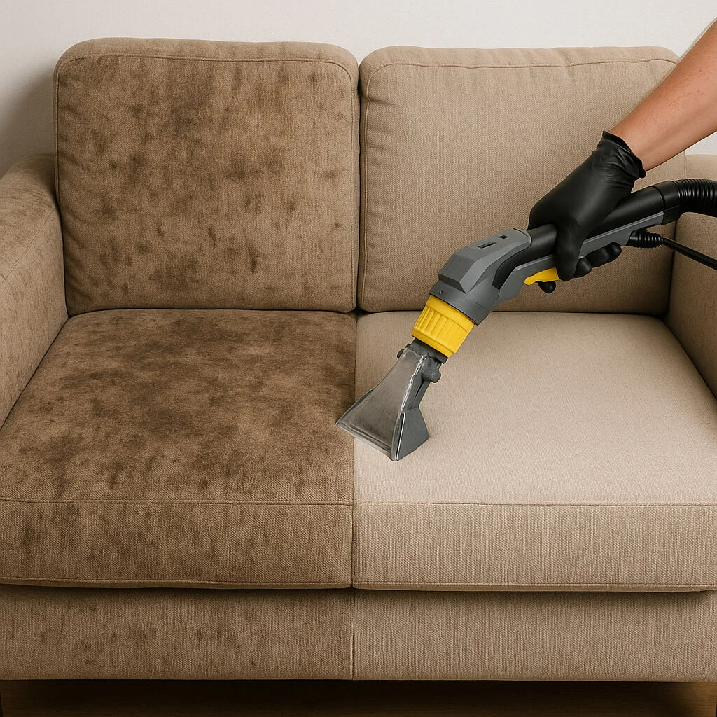 Sprüh-Extraktion mit PowerClean Spezialreiniger